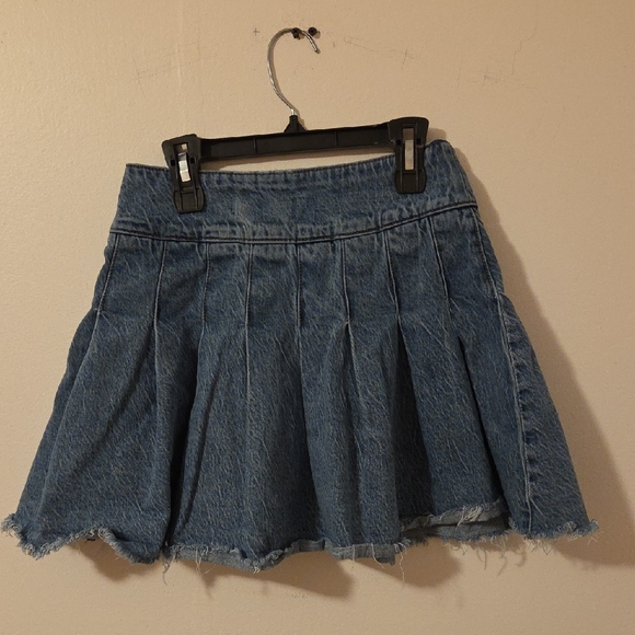 We The Free Blue Denim Skirt - Picture 5 of 8